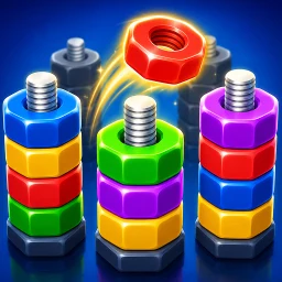 Ícone de Nut Stack：Sort Puzzle